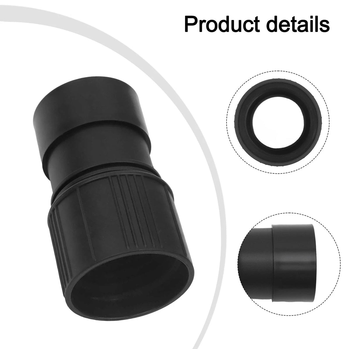 2 Pack Vacuum Cleaner Adapter 40mm to 48mm for Industrial Applications