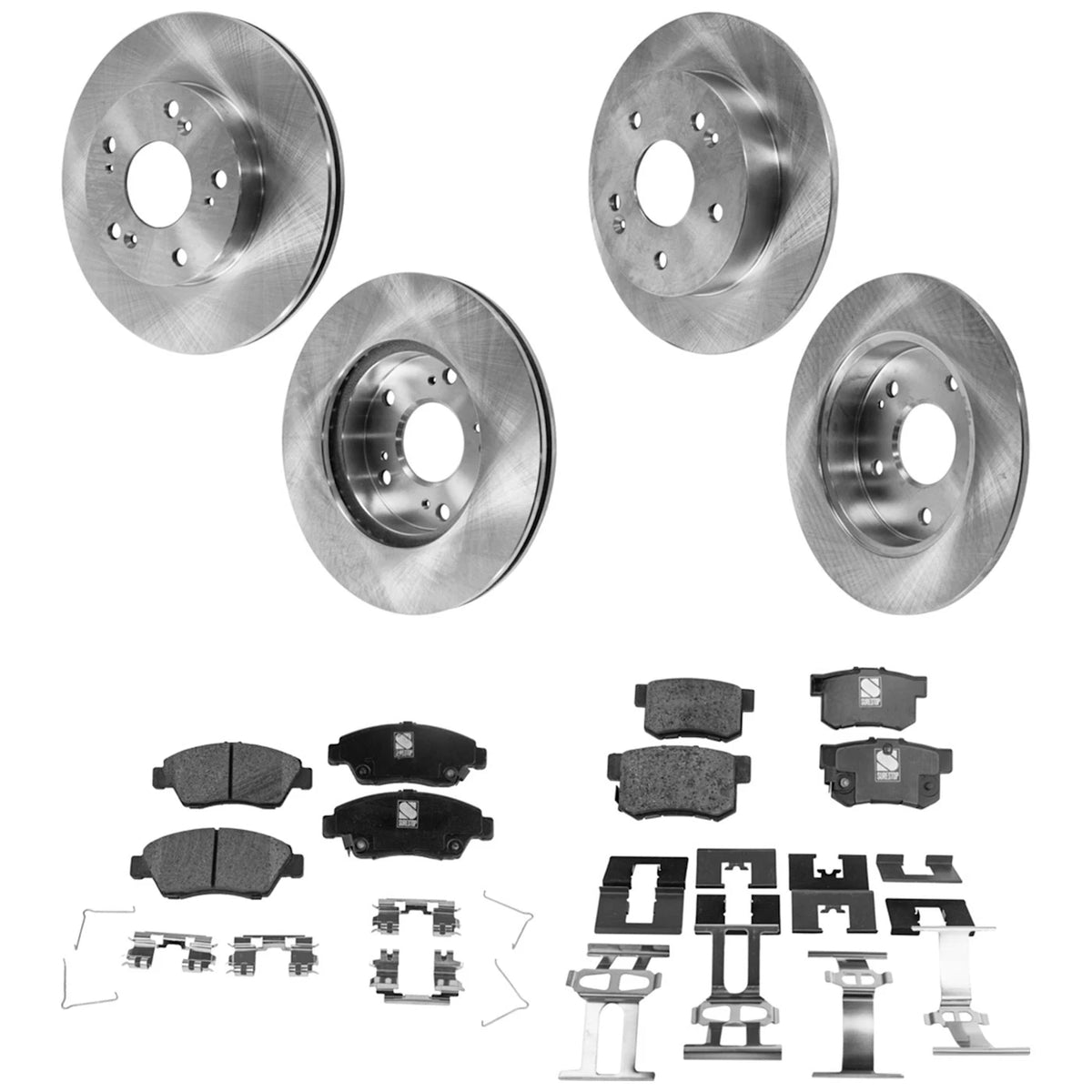 Brake Disc and Ceramic Pad Kit for Honda Civic (2009–2011)