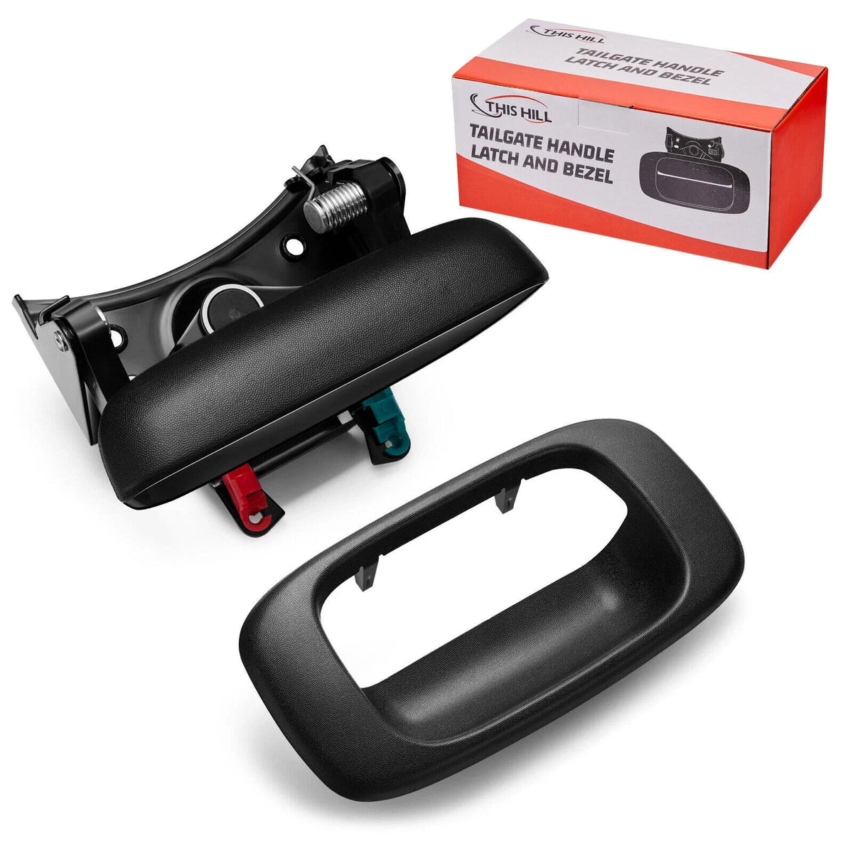 Tailgate Handle and Bezel Trim for GMC Sierra & Chevy Silverado 99-07