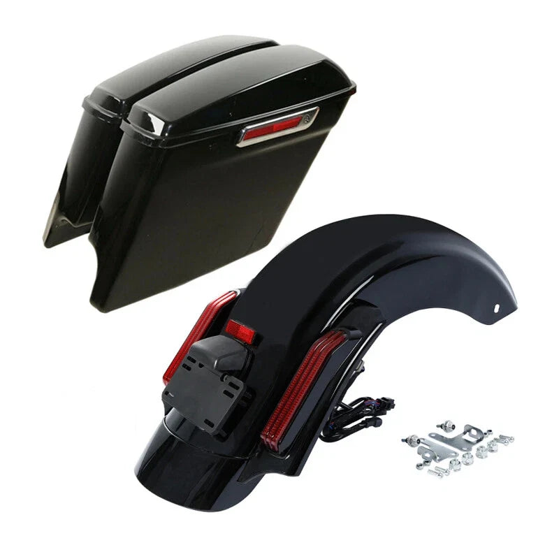 5" Saddlebags Hard Stretched for Harley Street Glide 2014-2024