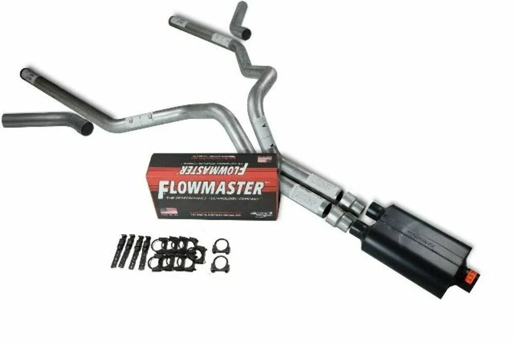 3" Dual Exhaust Kit for Chevy GMC 1500 (2019–2025) Flowmaster Super 40