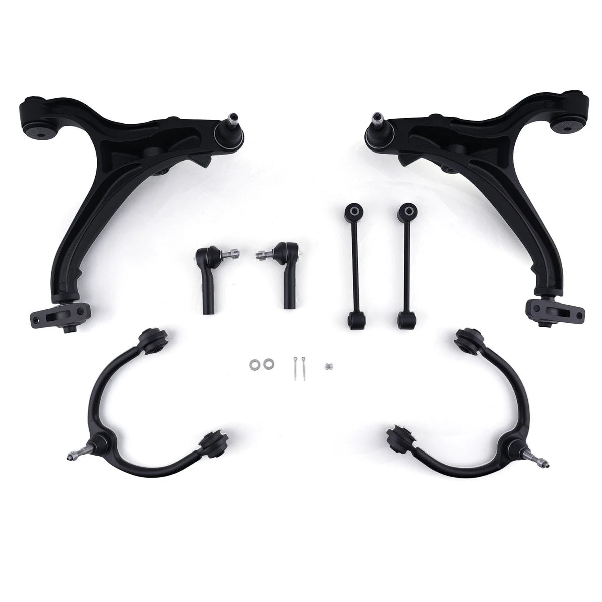 Set of 8 Front Control Arms Stabilizer Bars for Jeep Grand Cherokee 2005-2010
