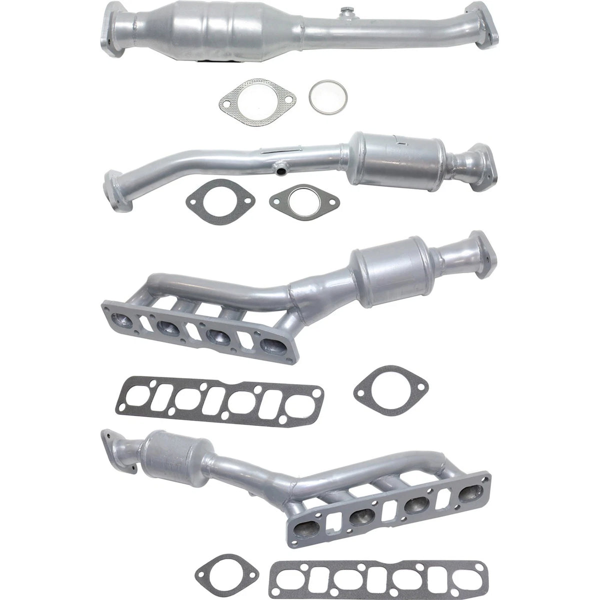 Set of 4 Catalytic Converters for