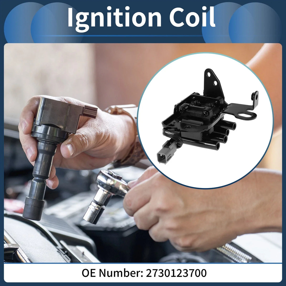 Ignition Coil Pack No. 2730123700 for Kia Spectra (2004–2009)
