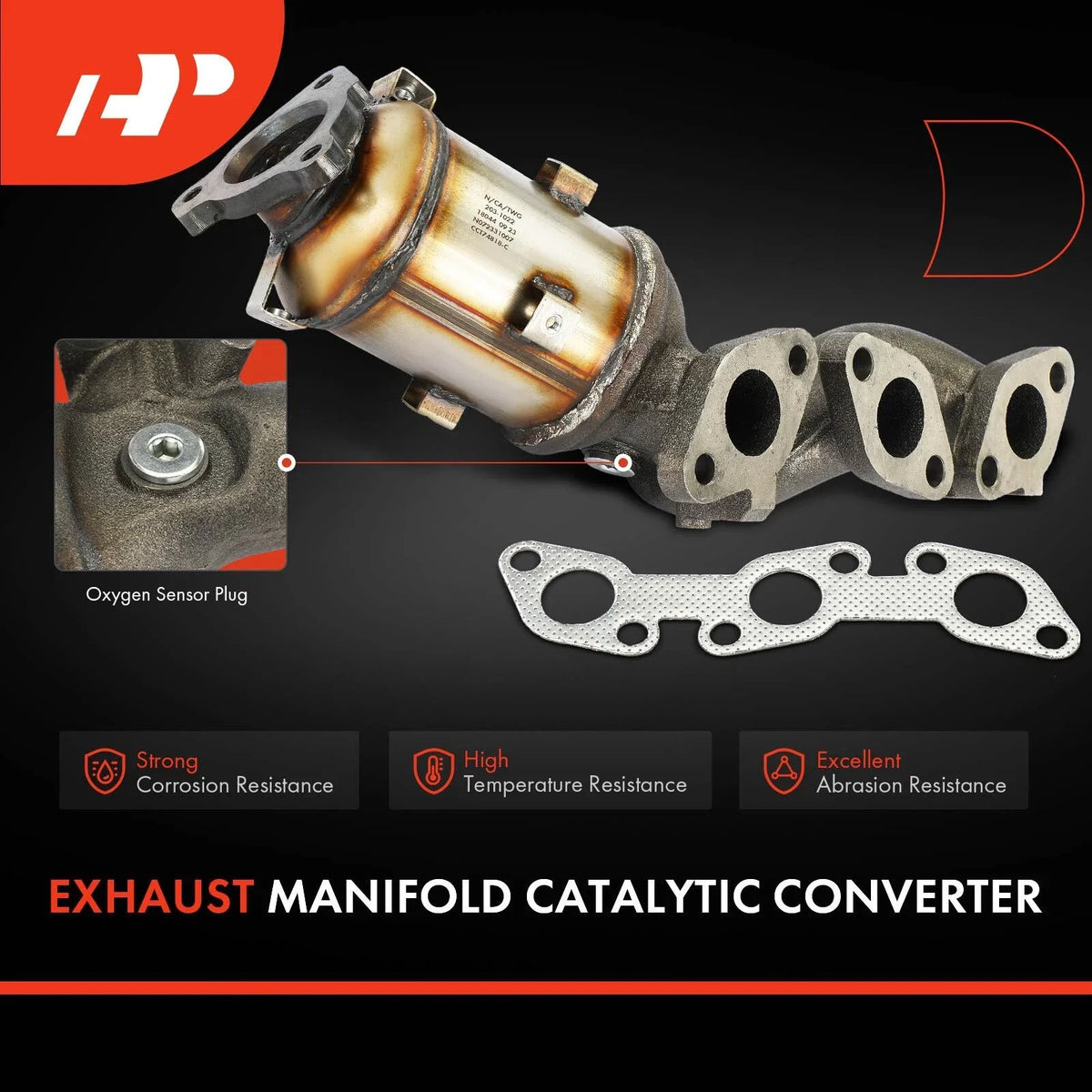 Right Side Catalytic Converter for 2002-2004 Nissan Frontier Xterra