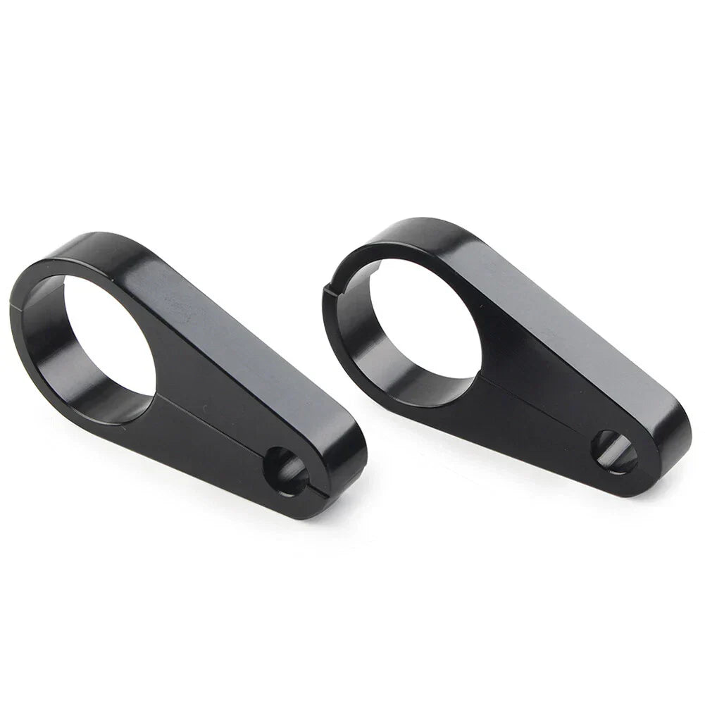 Handlebar Brake Clutch Cable Clamp 1.25" for Harley Bike - Black