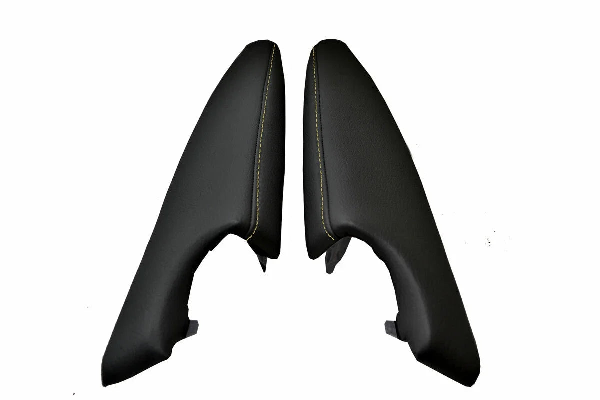 Door Armrest PVC Cover for Subaru BRZ Scion GRS Toyota GT86 (2013–2020) Yellow Stitch
