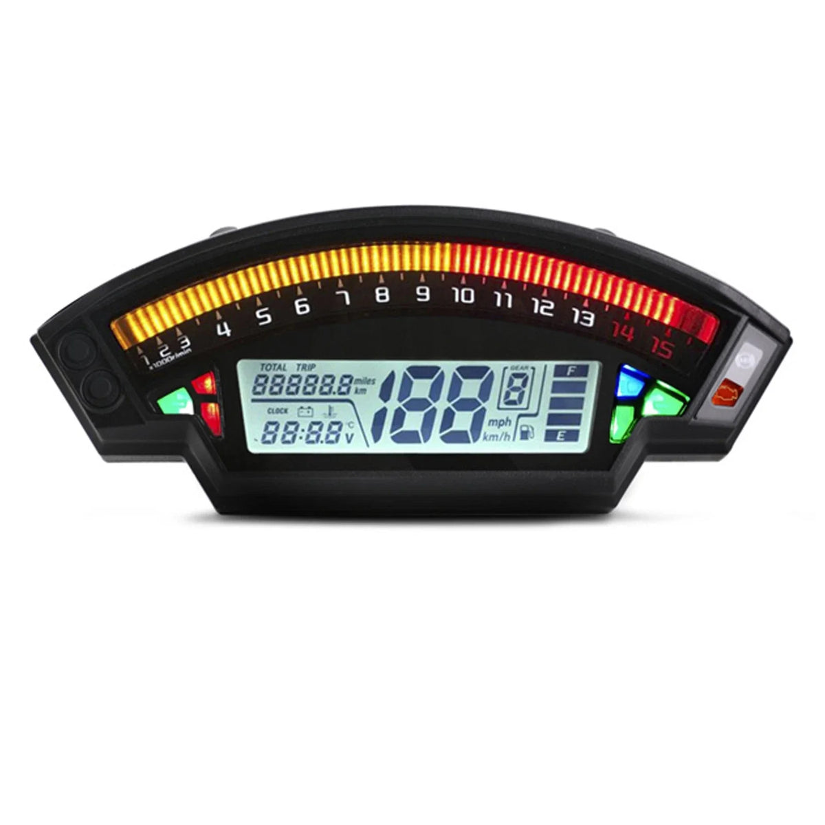 14000RPM Universal Motorcycle Speedometer with Backlight Odometer