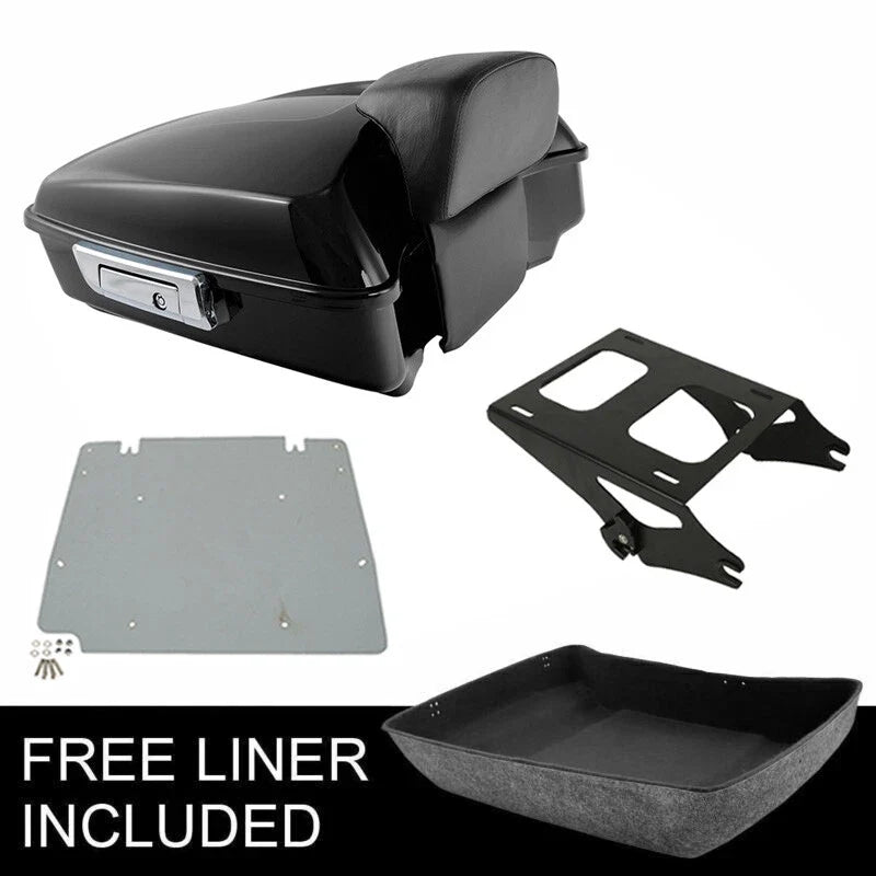 Backrest Rack Base Plate for Touring Harley Electra Glide 2014-2026