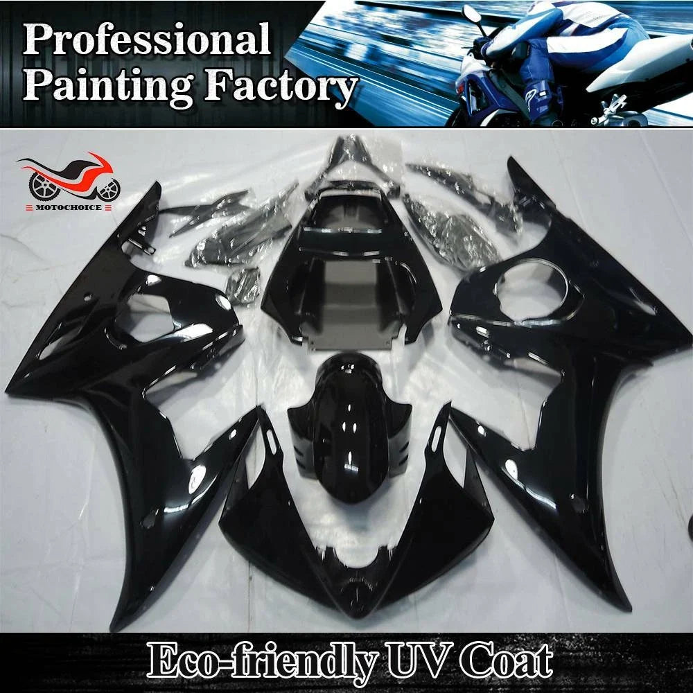 Glossy Black Fairing Kit for Yamaha YZF R6 (2005)