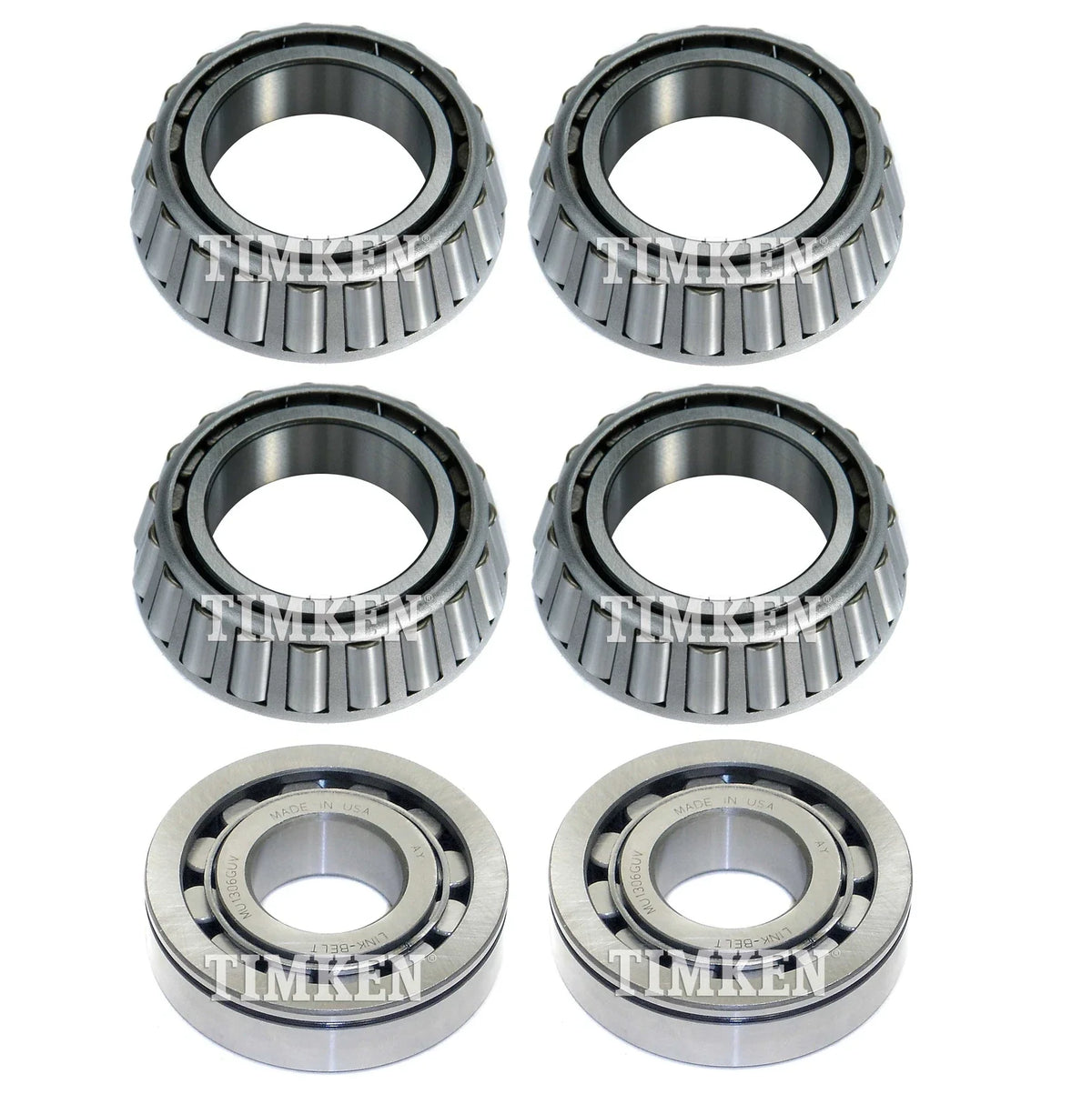 Set of 6 Rear Wheel Bearings Kit Timken for Dodge Ram 2500 RWD (1994–2001)