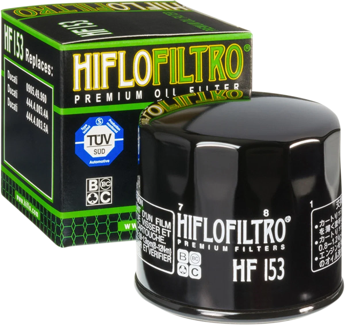 HIFLOFILTRO Oil Filter HF153 for Various Makes Models