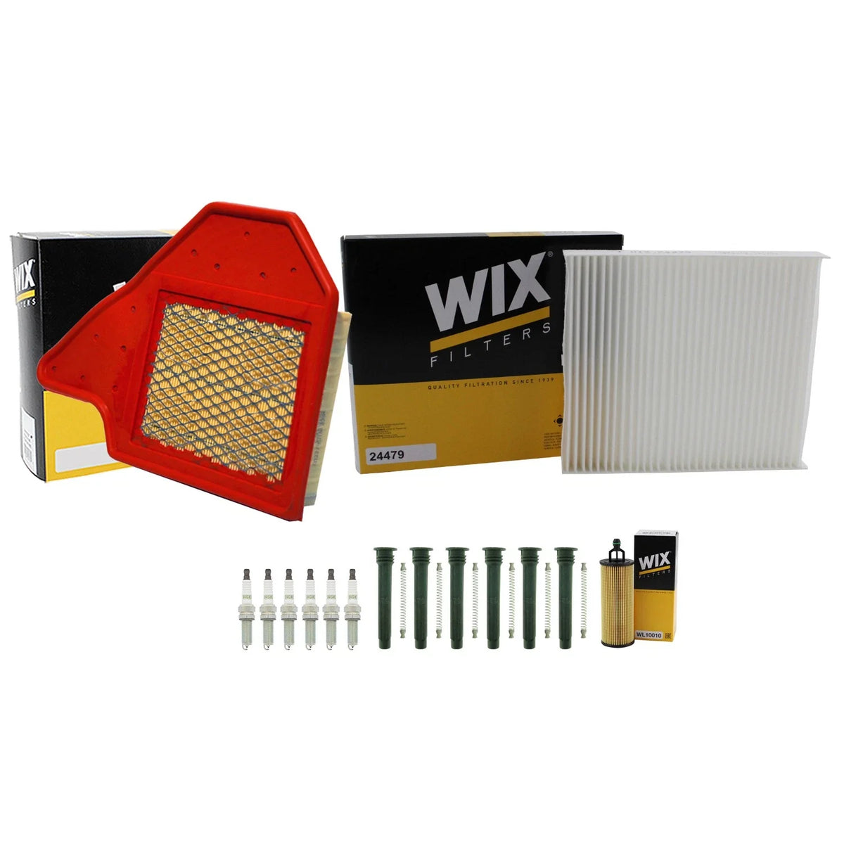 6 Spark Plugs & Boots Tune Up Kit for Dodge Routan/Grand Caravan 2008-2019