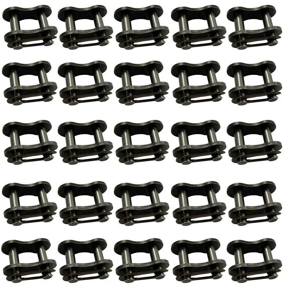Pack of 25 Chain Connector Master Spring Links for Roller Chains (#50 CL)