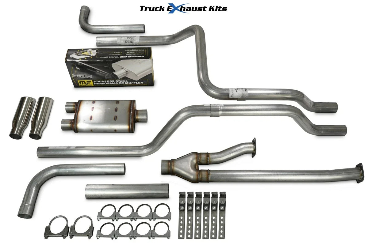 2.5" Dual Exhaust Kit with Side Rolled Tip for Tundra 2014–2021 Magnaflow
