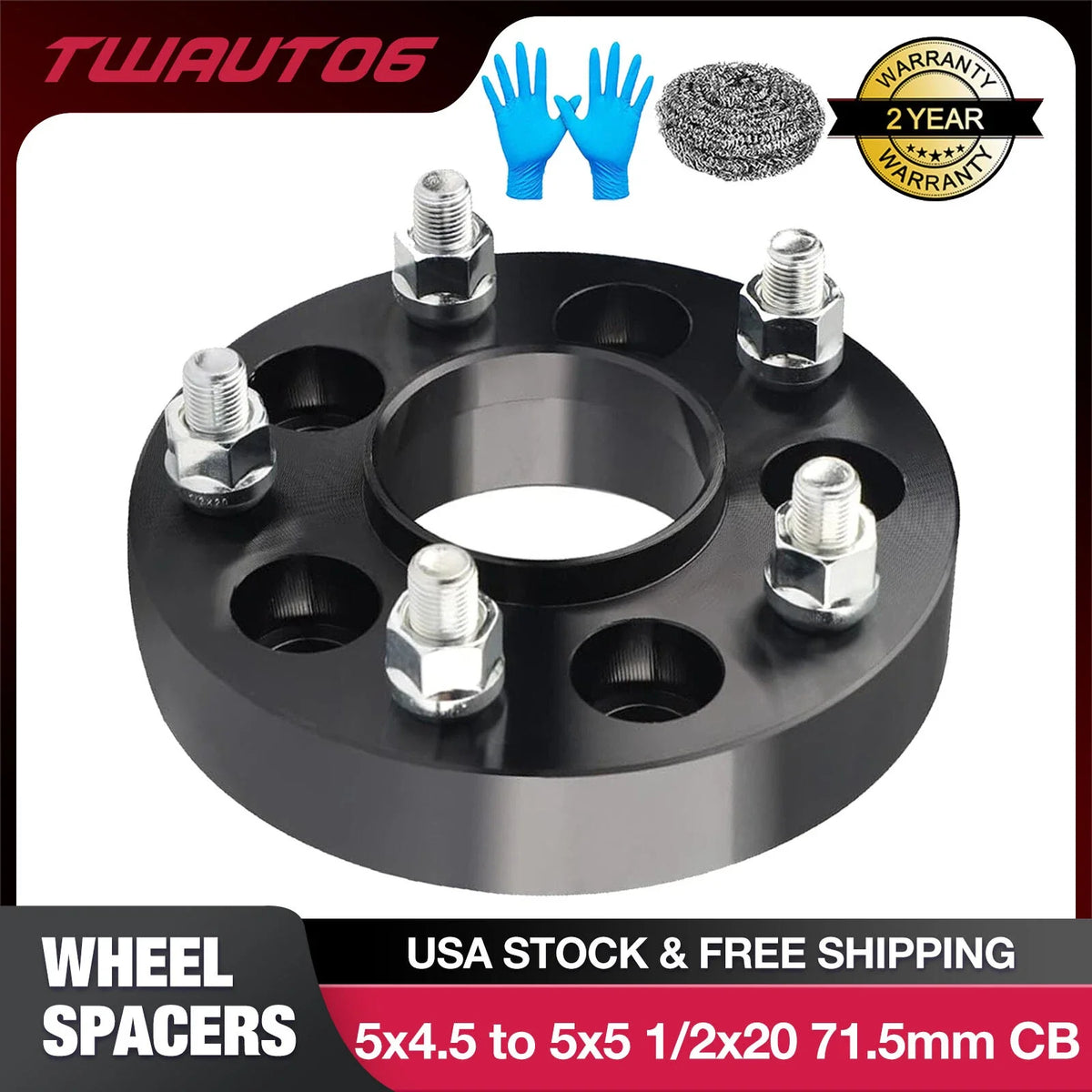 Hubcentric Wheel Adapters for Jeep TJ (2003–2006)
