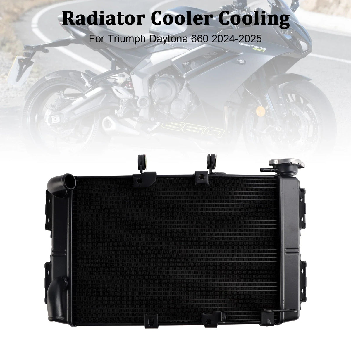 Radiator for Engine Cooling - Daytona 660 (2024–2025)