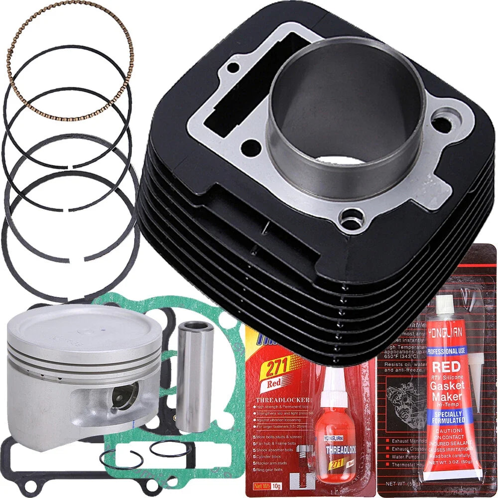 Top End Kit with Cylinder and Piston Gasket for Yamaha Big Bear 400 4x4