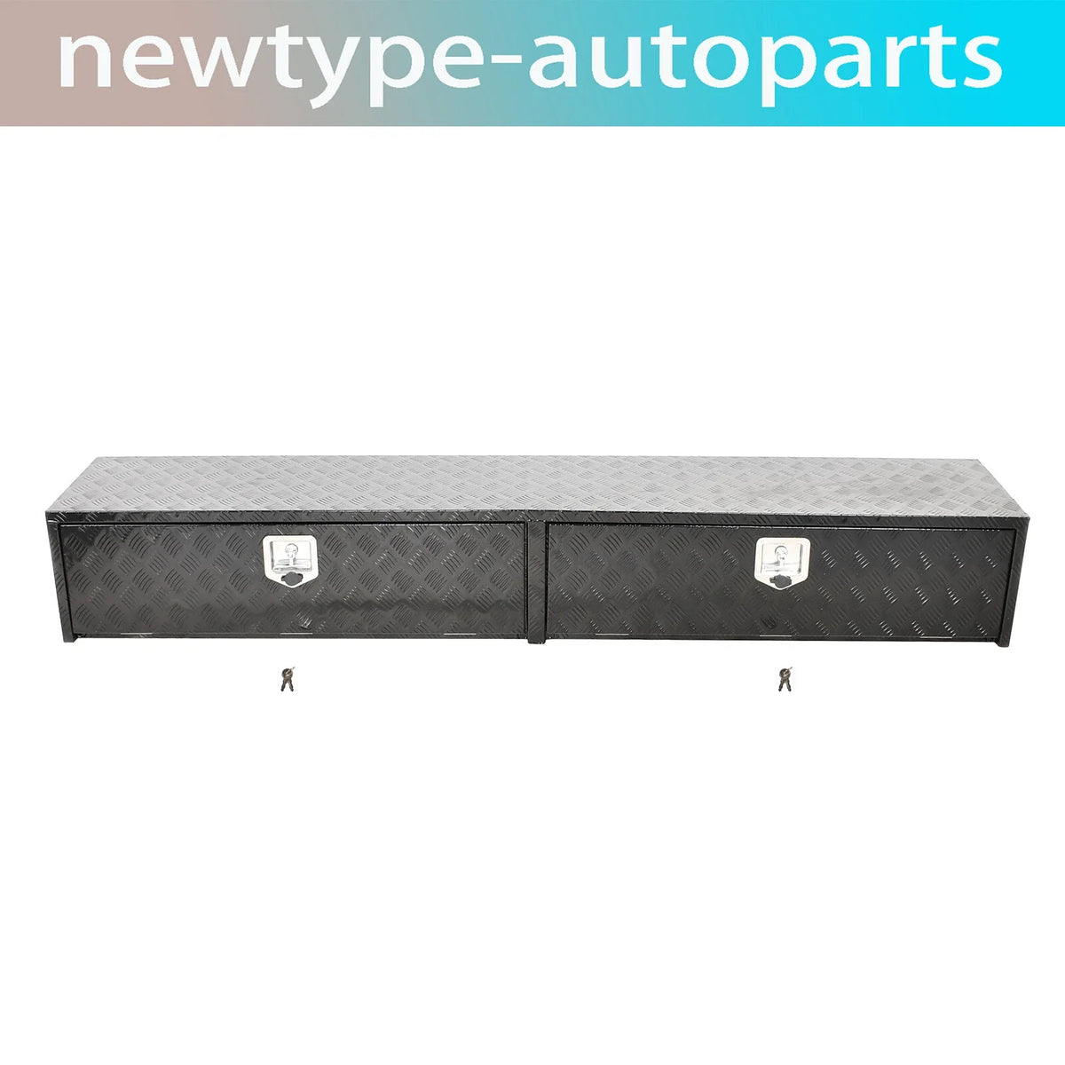 Black Diamond Tread Topsider Truck Box for Universal Fit (88"x16"x13")