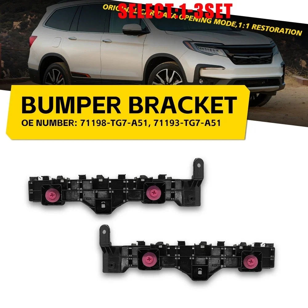 Front Bumper Support Retainers for Honda Pilot 2019 to 2022
