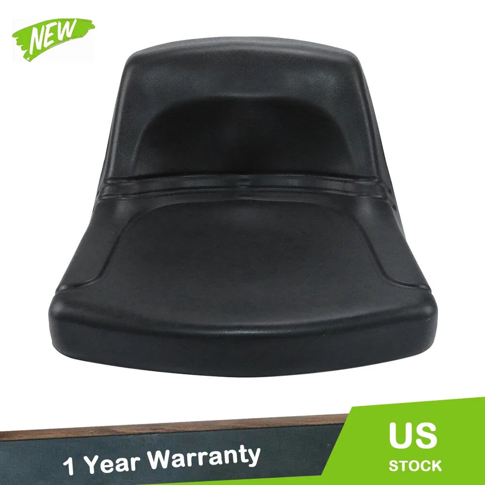Black Low Back Seat for Garden Tractors and Lawn Mowers