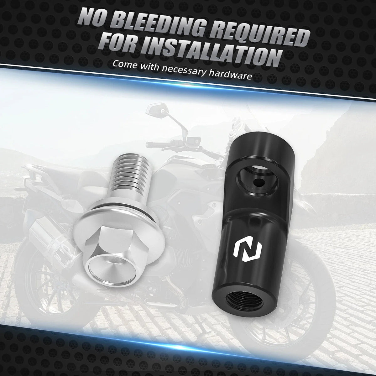 Clutch Hoses Extension Adapter for BMW R1200GS R1200R R1200RS R1200RT (2013–2018)
