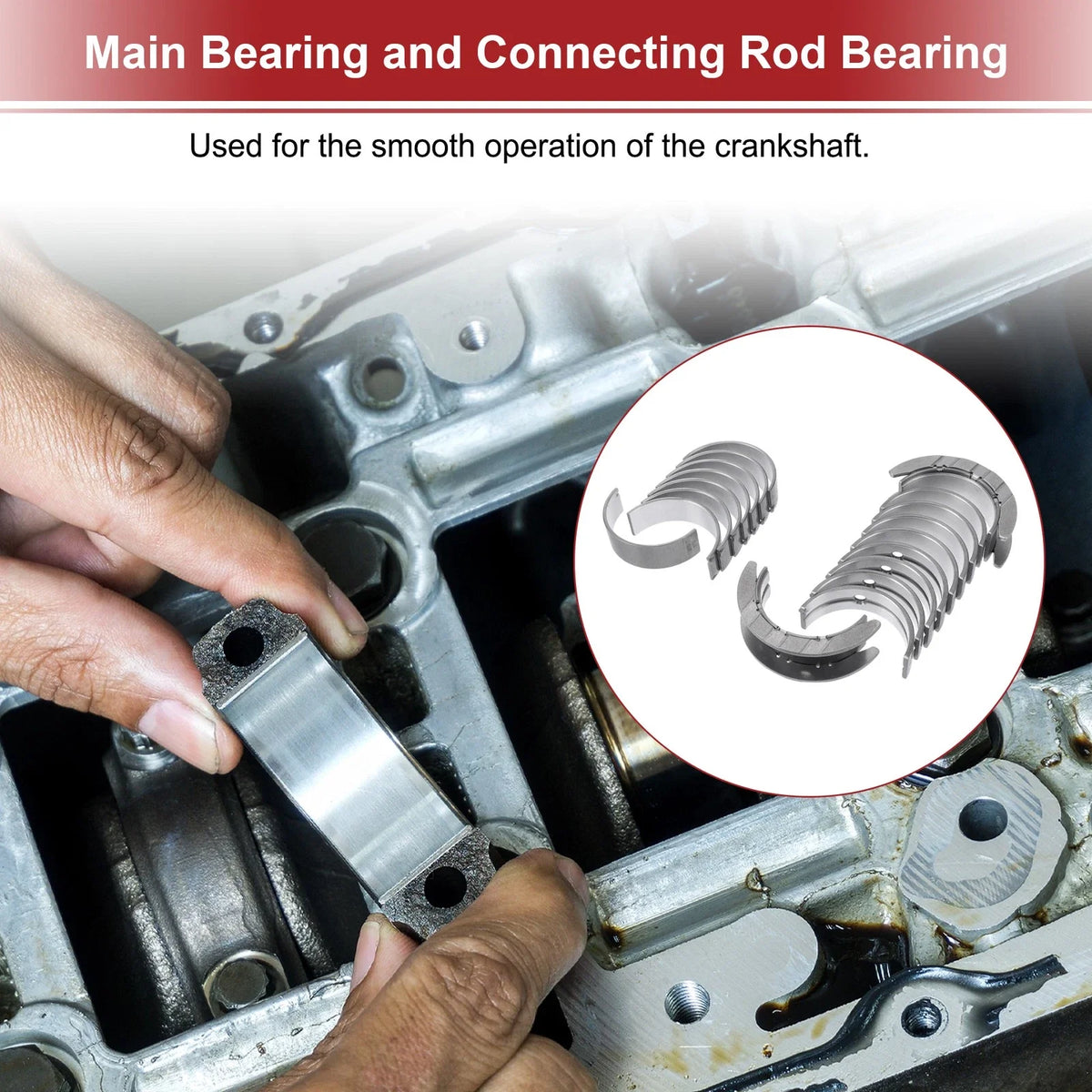 Main Bearing & Connecting Rod Bearing Kit No. 11217598959 for BMW 320i (2013–2016)