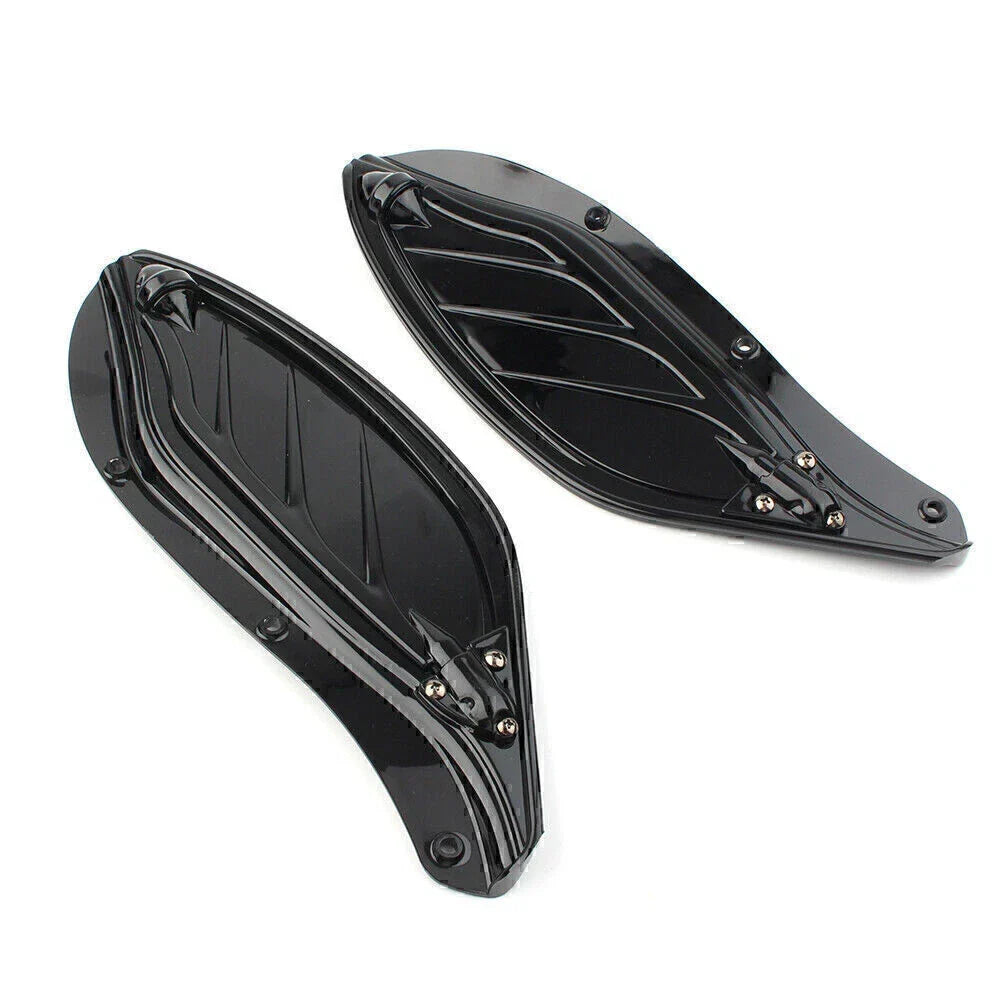 Windshield Air Deflector Black for Touring Harley FLHR FLHT CVO (96-13)