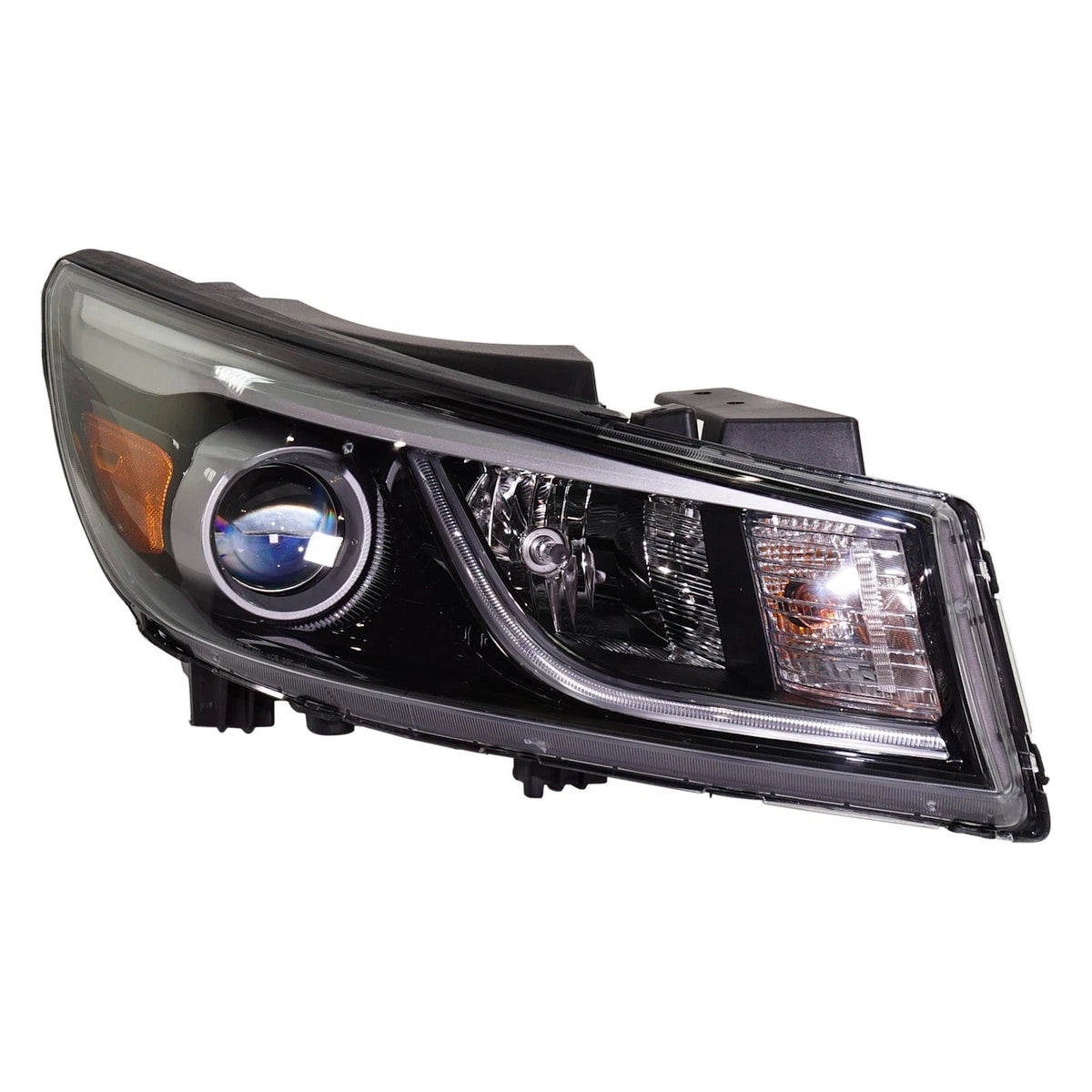 Headlight Set for Kia Sedona (2015–2018) LH RH CAPA Clear Lens LED