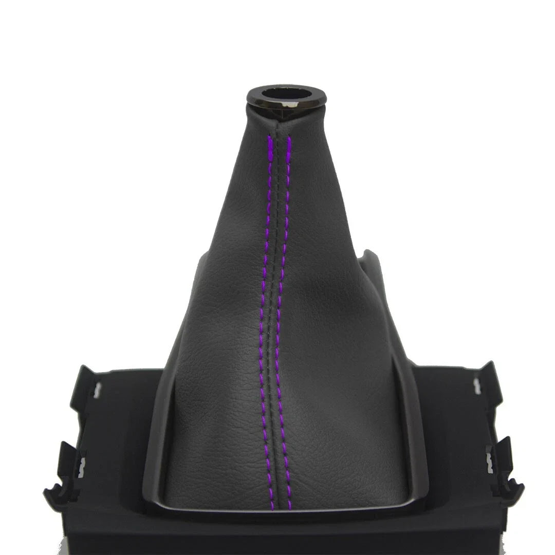 Manual Shift Boot Cover for Honda Civic (2016–2020) Purple Stitch