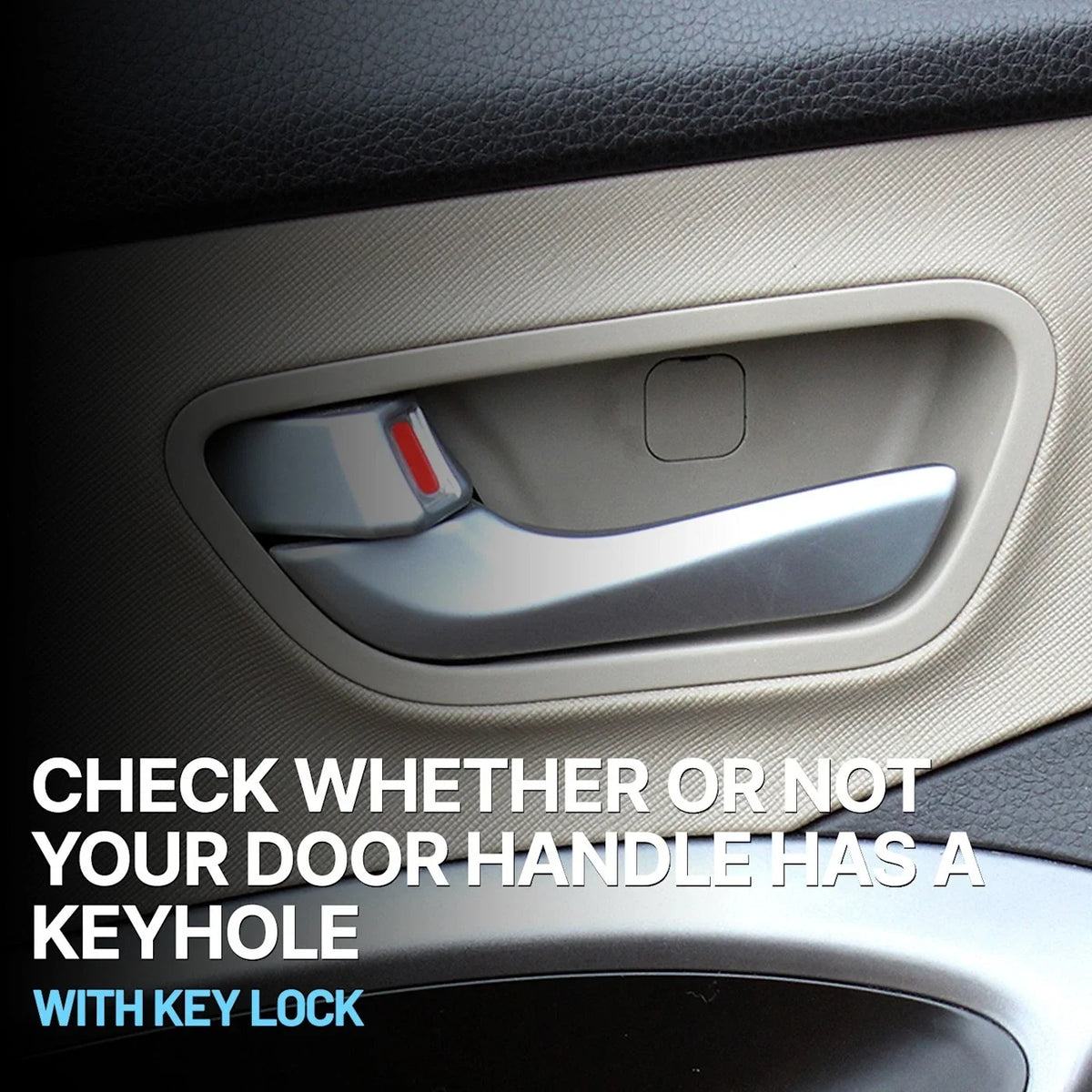 Left Interior Door Handle - Black for Ram Pickup Truck