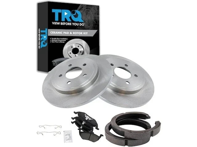 Rear Brake Pad Rotor and Parking Brake Kit for Mazda Tribute (2008) BW854ZH