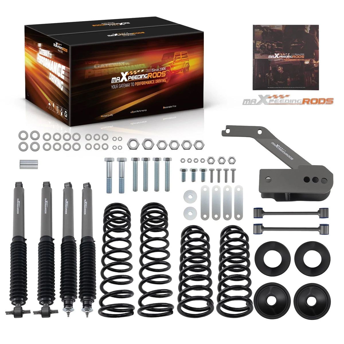 3.25" Lift Kit for Jeep Wrangler (2007-2018) w/ G1 Shock Absorber