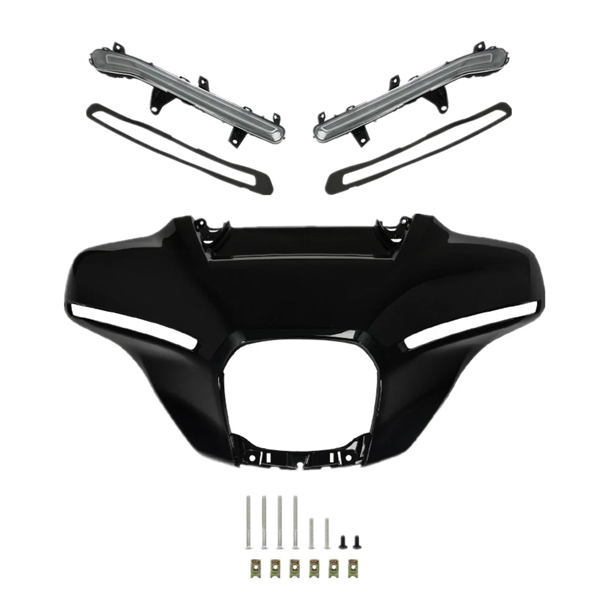 Front Outer Fairing with Turn Signal Lights for 2023-2025 Harley CVO