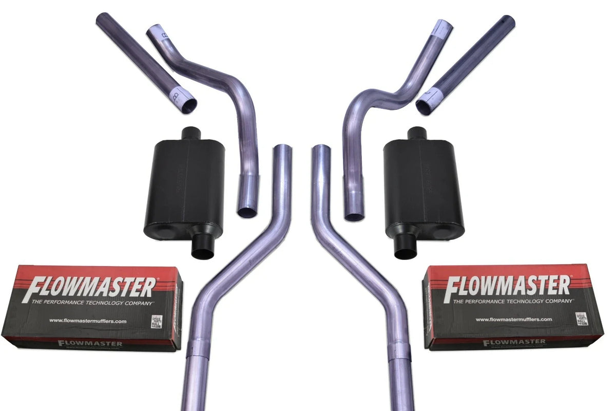 1963-1972 Chevy GMC C10 Dual Exhaust Kit - Flowmaster Super 40