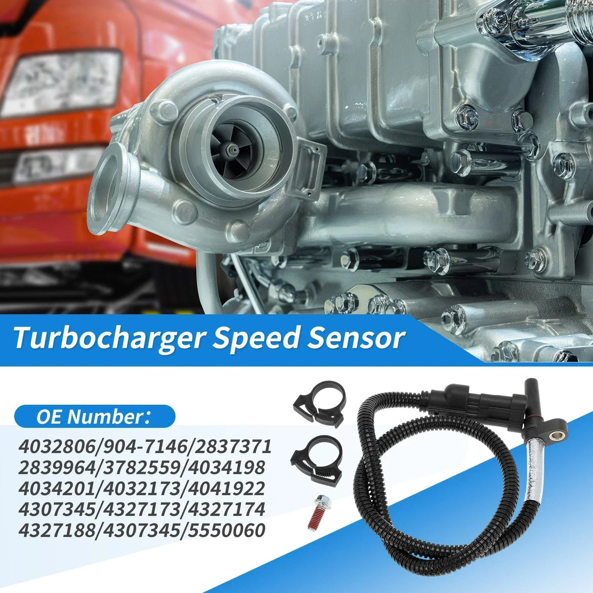 Turbocharger Speed Sensor for 6.7L Diesel Ram 2500 (2013-2018)
