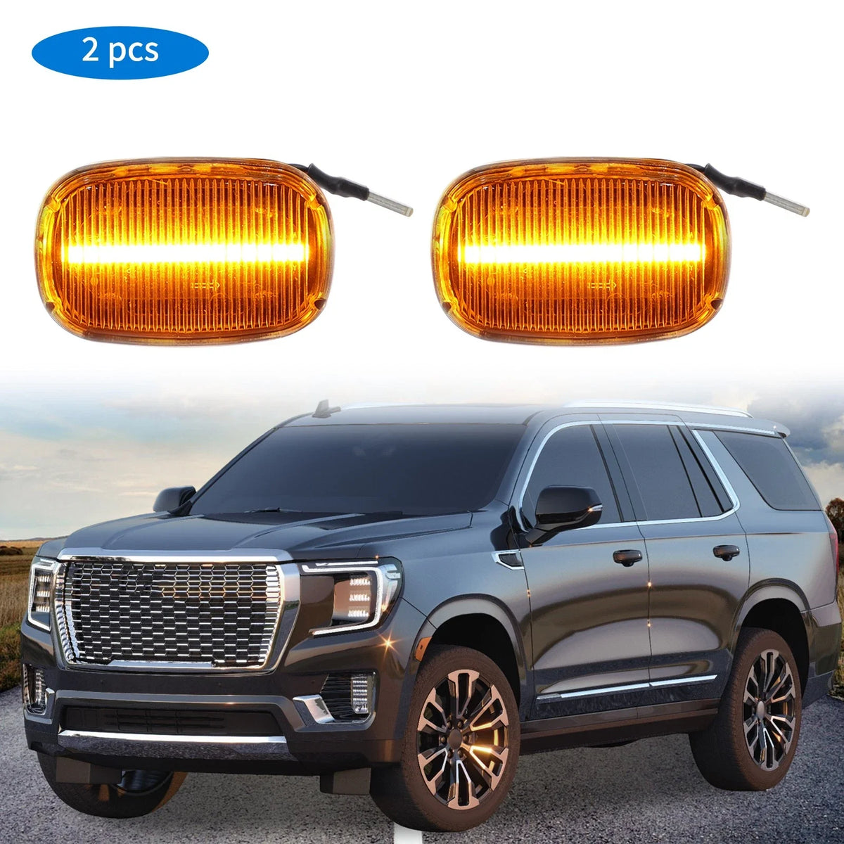 LED Side Fender Marker Light for Toyota Fielder (2000–2006) - 2 pcs