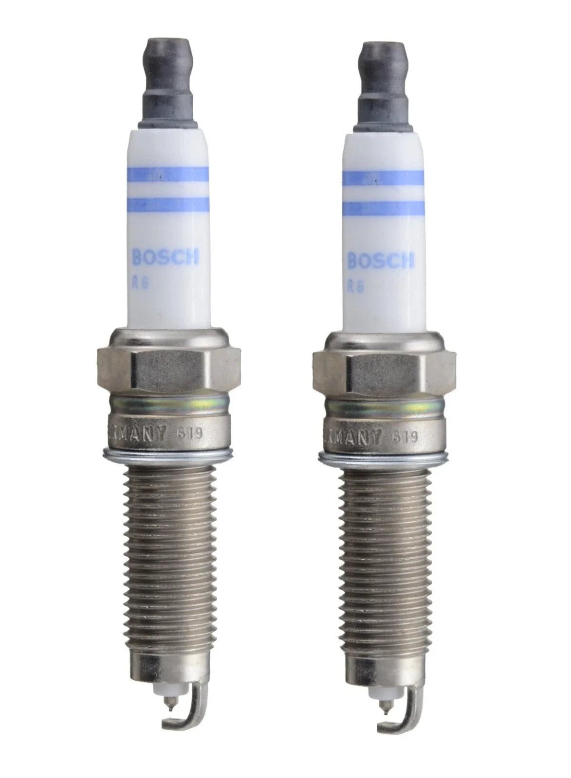 Set of 2 Bosch Double Iridium Spark Plugs for Audi Q7 Porsche Cayenne VW Touareg