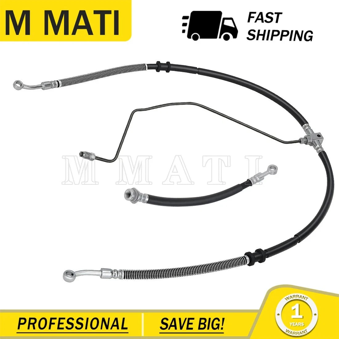 Front Brake Line Hose Kit for Yamaha Raptor YFM660R 2001-2005