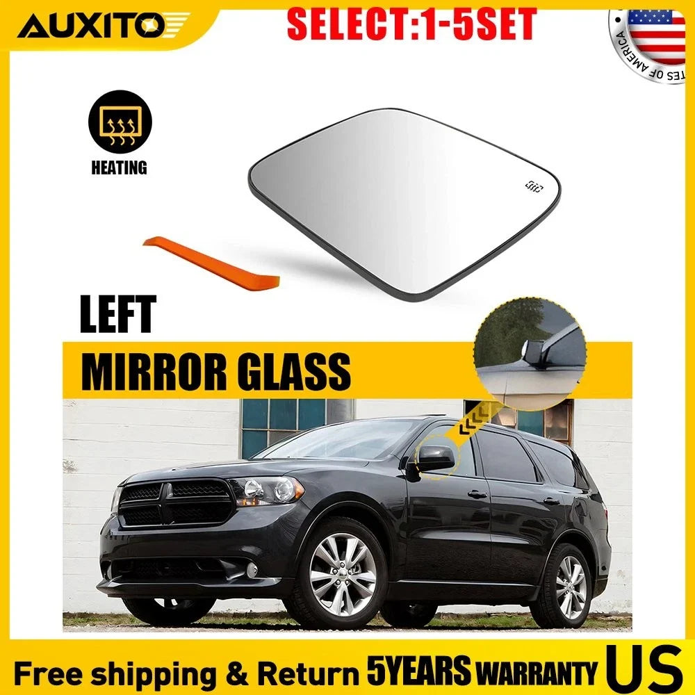Heated Driver Side Mirror Glass for 2011-2022 Jeep Grand Cherokee/Dodge Durango