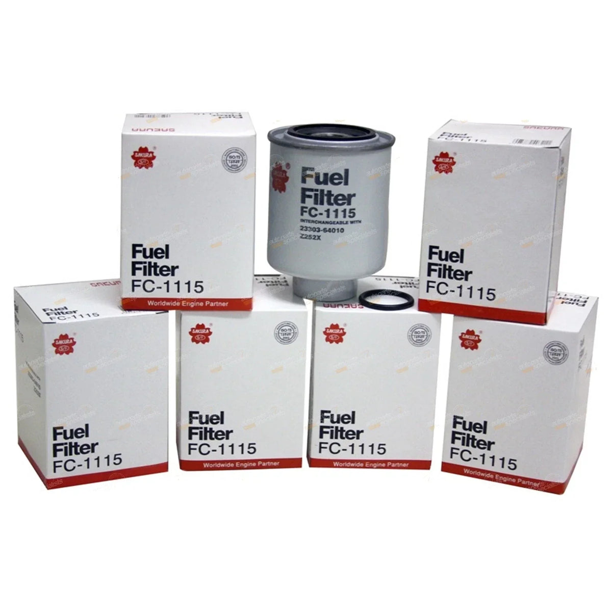 6 Fuel Filters for Toyota Landcruiser 4.2L Diesel 1HZ Engine