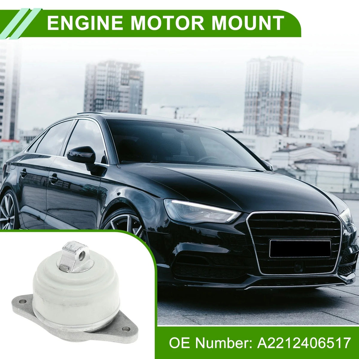 Engine Motor Mount for Mercedes Benz W221 (2005–2013) 4.7T A/MT