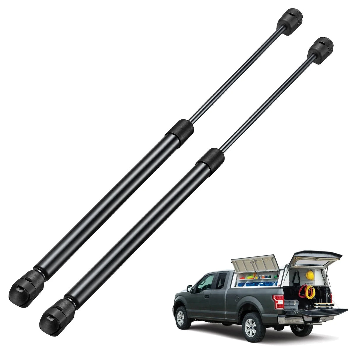 2X C16-06889 Gas Strut 17" 97Lb for Toolbox Lid Snugtop Canopy