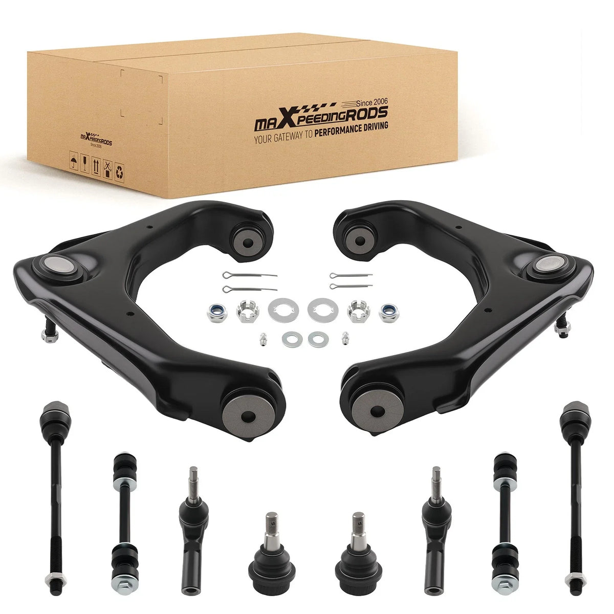 Front Upper Control Arms - 10 Piece Set for Silverado 1500 HD (2001-2006)