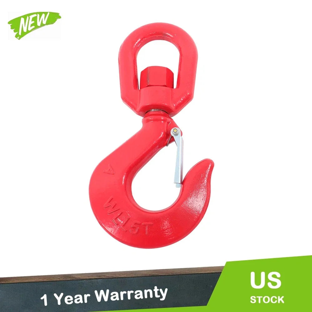 Swivel Hook for Lifting (5 Ton, 3/4", 11000lbs Capacity)