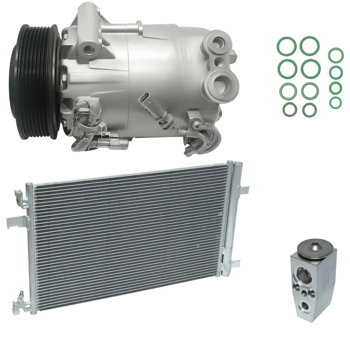 AC Compressor Kit with Condenser for Buick LaCrosse 2.4L (2015–2016)