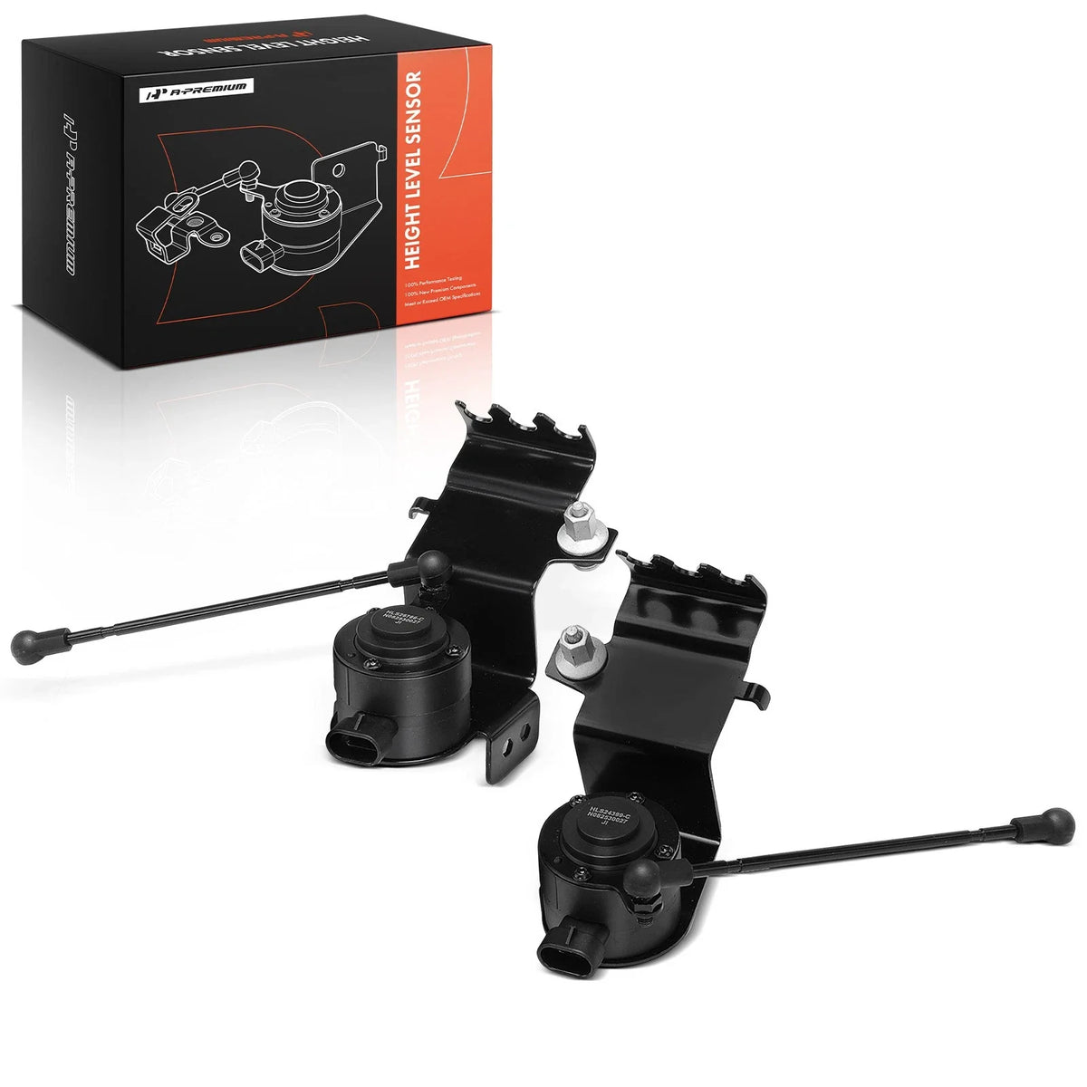 2X Front Left & Right Suspension Ride Height Level Sensor for Buick DTS (2006–2011)