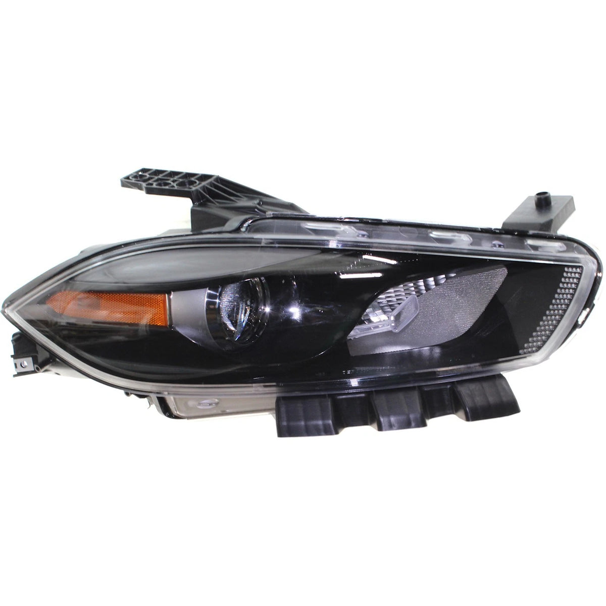 Headlight for Dodge Dart (2016) Passenger Side Black Interior