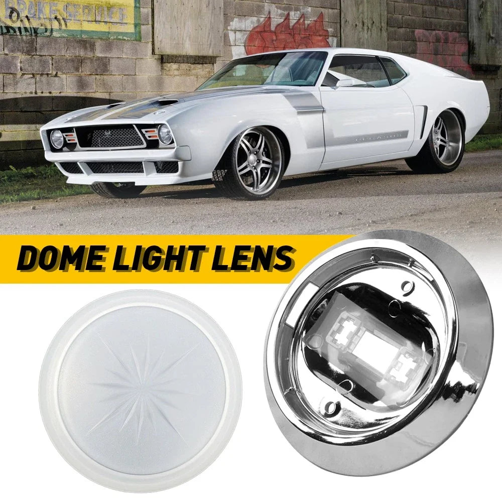 Round Dome Light Base & Lens for Chevrolet (1971–1981) OT001000A
