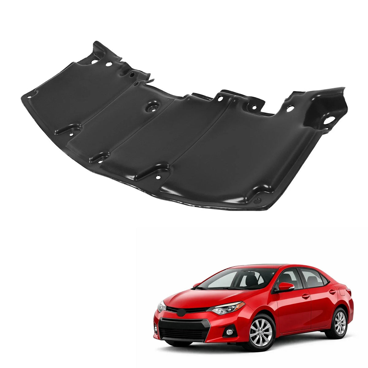 Front Lower Engine Splash Shield Assembly for 2014-2016 Corolla